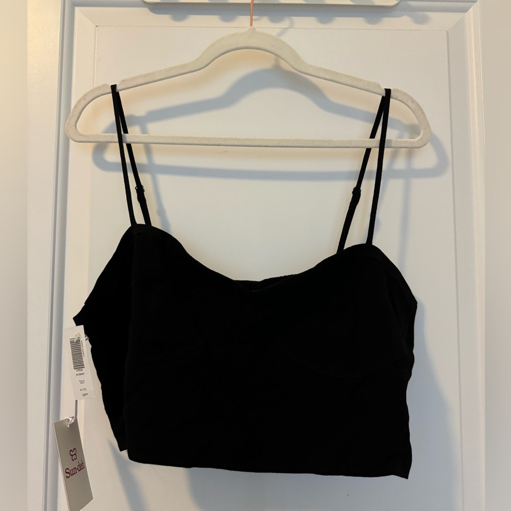 Aritzia Sunday best Bonnie bustier black size XL
